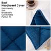 Headboard Cover for King-Size Bed, Dustproof Protection for Wood/Leather Headboards, Single Bed, 180 cm, Pink view 3