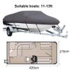 420D Waterproof Trailerable Boat Cover for Bass Boats and V-Hulls view 4