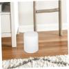BUGUUYO White ABS Trash Can with Push Lid, Modern Bathroom Design view 4