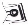3-Conductor Black Coiled Extension Cable, 5 m, 14–24 AWG view 3