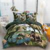 Dinosaur World Green Duvet Cover Set, 220 x 240 cm view 2