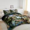 Dinosaur World Green Duvet Cover Set, 220 x 240 cm view 3