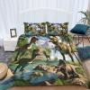 Dinosaur World Green Duvet Cover Set, 220 x 240 cm view 4