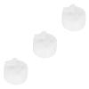 Warmhm 3-Piece Ceramic Jewelry Box Set, White view 1