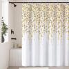 KDOVOXB Floral Shower Curtain, Waterproof Polyester, 180 x 190 cm view 1