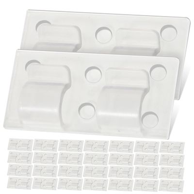 Warmhm Self-Adhesive PP Cable Clips for Wall Mounting