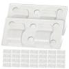Warmhm Self-Adhesive PP Cable Clips for Wall Mounting view 1