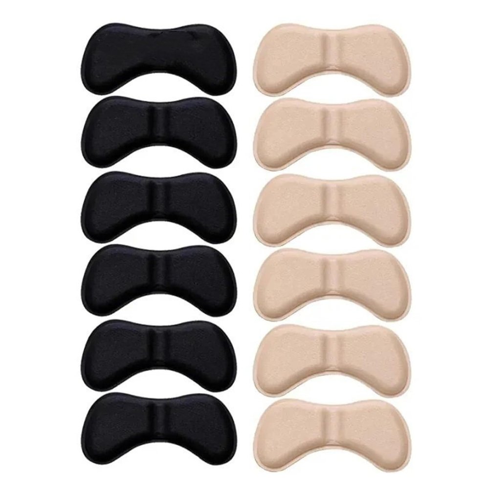 Heel Cushions, 6 Pairs of Self-Adhesive Heel Inserts