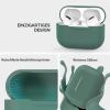 AHASTYLE Silicone Case for AirPods Pro with Cleaning Pen, Front LED Visible, Wireless Charging Compatible view 4