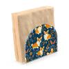 Cute Dog and Wildflower Cocktail Napkin Holder, Acrylic, Freestanding view 2