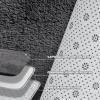 Luxurious Fluffy Rug for Living Room, 12.7 x 17.8 cm, Dark Gray view 2