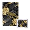 Gold and Black Tropical Leaves, 1000-Piece Wooden Puzzle for Adults and Teens view 1