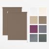 Estika No-Drill Roller Shades, Set of 2, 135 x 220 cm, Walnut, Semi-Transparent view 1
