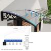 Transparent Rain Canopy and Sunshade for Outdoor Areas view 3