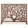 Flat-Panel Fireplace Screen with Decorative Branch Design, 30.7 x 38.6 in view 2