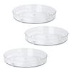 Mcclellanty 3-Pack Clear Lazy Susan Turntables, 10.6-Inch Spice Organizer view 1