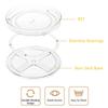 Mcclellanty 3-Pack Clear Lazy Susan Turntables, 10.6-Inch Spice Organizer view 3
