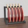 Home Gym Organizer Rack, Black Desktop Table Tennis Racket Rack view 4