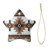 Native American Print Ceramic Ornament, Exquisite Christmas Tree Decoration and Souvenir view 2