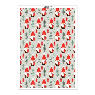 Christmas Transfer Paper for Clay Jewelry