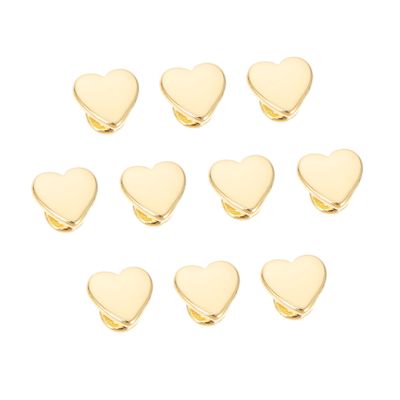 OKUMEYR 10-Piece Alloy Decorative Charms for Silicone Watch Bands