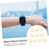 OKUMEYR 10-Piece Alloy Decorative Charms for Silicone Watch Bands view 3
