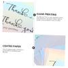 OFFSCH 50 Coated Paper Thank-You Cards with Envelopes for Small Businesses view 4
