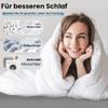 VigorVortex Grounding Fitted Sheet, 90% Organic Cotton/10% Silver Fiber, with EU Grounding Cord, 100 x 200 cm, Gray view 2