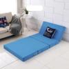 8/10 cm Thick Folding Mattress for Twin, Double or Queen-Size Bed, Portable Mattress Topper with Removable Cover, Camping Mattress, Floor Guest Bed (Blue, 70 x 200 x 8 cm) view 1