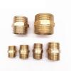 REIUAFWYGV 1pc Brass Hex Nipple Pipe Fitting Quick Adapter, 3/8" view 3