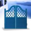 FLNOZAMZ Retro Saloon Swing Door with Slats, 90 x 90 cm view 2
