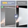 Zarnan No-Drill Blackout Thermal Pleated Blind, Light Gray, W85 x H190 cm view 3