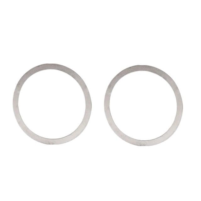LUOKEKE 2-Pack Bicycle Headset Spacers, 0.3 x 28.6 mm, 1 1/8-Inch