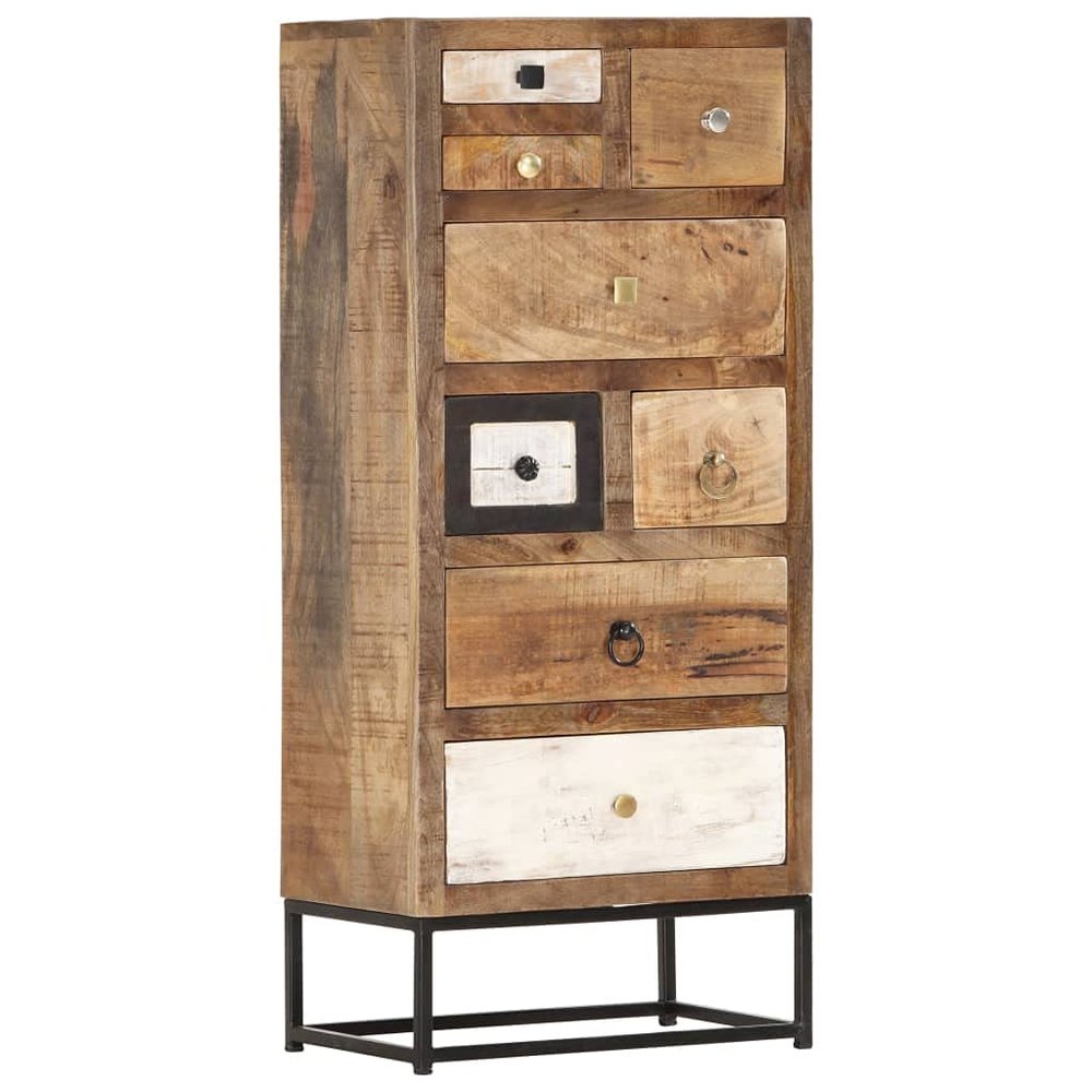 LXYZWRW Furniture Select Drawer Cabinet 45 x 30 x 105 cm Solid Reclaimed Wood