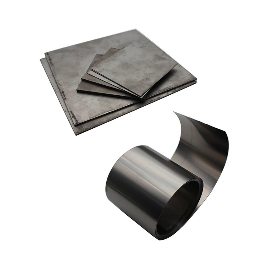 Pure Titanium Ti TA1 Sheet/Foil Strip, 0.01–4 mm, 0.01 × 115 × 100 mm, 1 pc