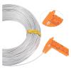 Aluminum Craft Wire for Jewelry Making and DIY Necklaces and Bracelets, 0.8 mm, 1 mm, 1.5 mm, 2 mm, 3 mm, Soft Beading Wire, Bonsai Color view 3