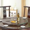 KXWOQ3ED Clear Round Tempered Glass Tabletop, Pencil-Polished Edge, 960 mm (38 in) view 4