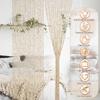 Handmade Bamboo Beaded Curtain, Natural, 60 x 210 cm view 3