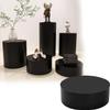 ZHFENGZHUZ Round Cylinder Display Pedestal, Portable, Black, 80 x 30 cm view 1