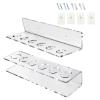 Wcybym 6-Slot Acrylic Pool Cue Wall Rack view 1