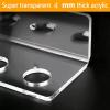 Wcybym 6-Slot Acrylic Pool Cue Wall Rack view 3