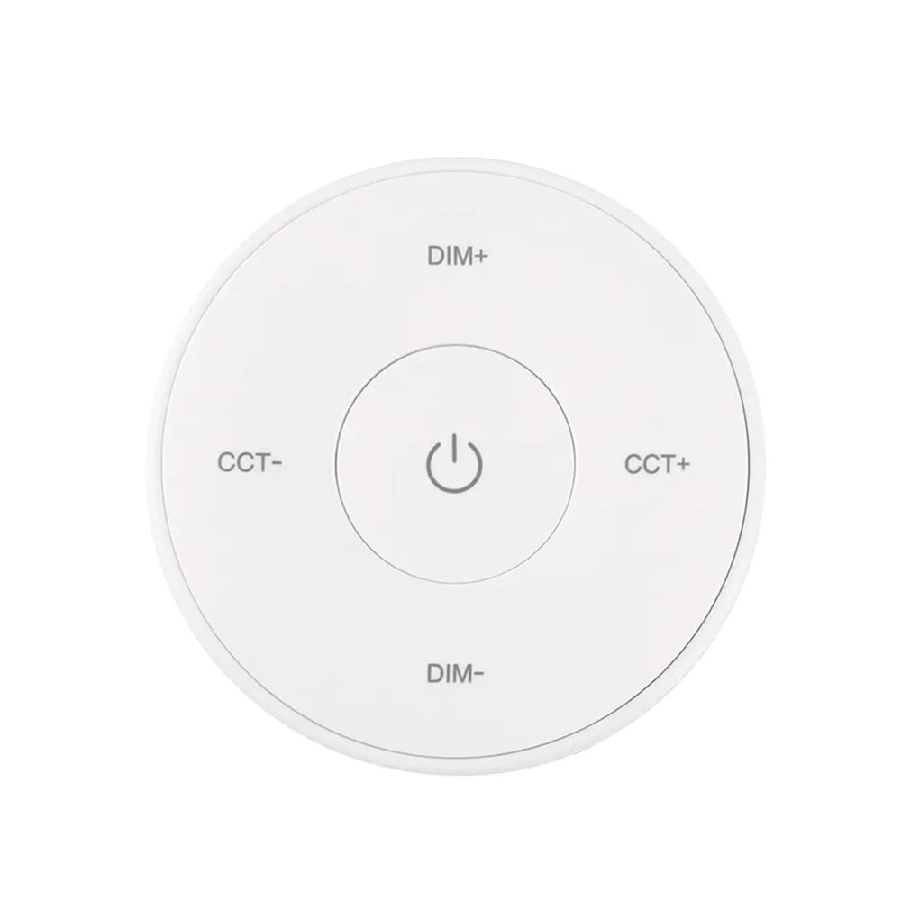 LIGHTEU Miboxer K2S 2.4 GHz Mini Panel Remote with Magnetic Holder for CCT Bulbs and Controllers