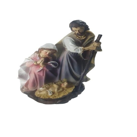 BLUSUPERSHOP 1 Resin Nativity Figure, 20 cm High, for Shepherds, S. G. ARMENO, Mary, Jesus, Joseph