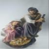 BLUSUPERSHOP 1 Resin Nativity Figure, 20 cm High, for Shepherds, S. G. ARMENO, Mary, Jesus, Joseph view 2