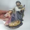 BLUSUPERSHOP 1 Resin Nativity Figure, 20 cm High, for Shepherds, S. G. ARMENO, Mary, Jesus, Joseph view 3