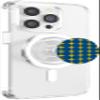 Blue and Yellow Sweden Plus Swedish Nordic Pattern PopSockets PopGrip for MagSafe view 4