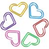 Heart-Shaped Paper Clips, 100-Piece Set view 2