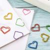 Heart-Shaped Paper Clips, 100-Piece Set view 3