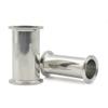 1-Piece 3/4"–4" SS304/316L Three-Clamp Short Pipe Fitting, 350 mm view 2