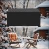 AJALGZ Outdoor Furniture Cover, 200 x 140 x 50 cm, Black 420D Oxford Fabric, Waterproof, Windproof, UV Resistant view 1